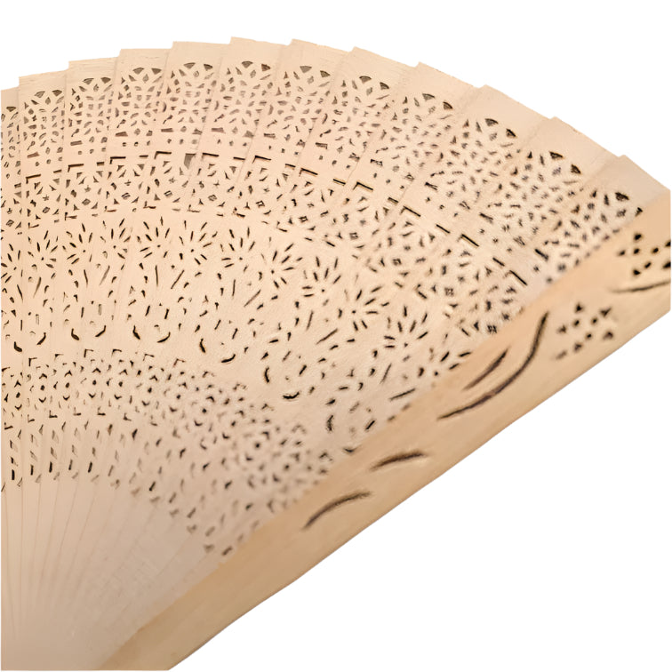 Chinese Hand fan - beautiful decoupage style hand fan
