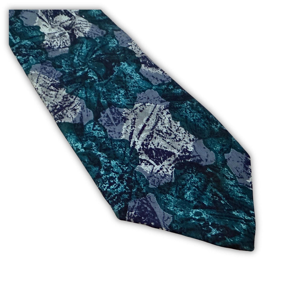 Sustainable fashion accessory: A handmade women’s butterfly-style necktie made from a vintage Lanvin designer tie with a custom adjustable chain.
