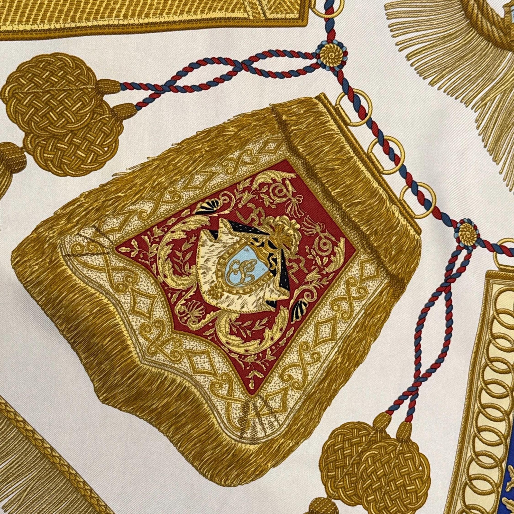 HERMES scarf POSTE et CAVALERIE Joachim Metz hermes scarf silk square scarf collectible Hermes Post and Cavalry Rare Made in France