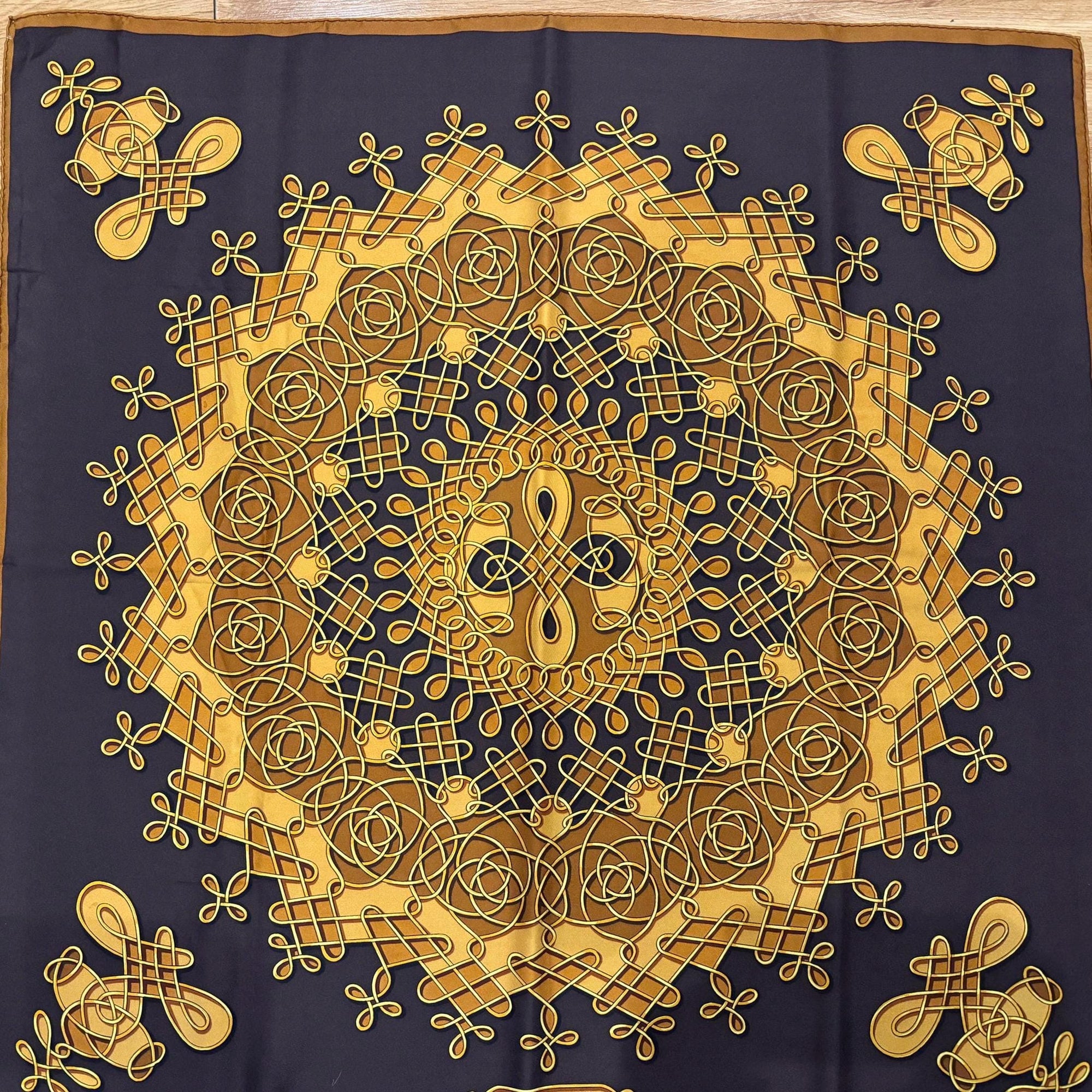 Hermes scarf LES CLES Caty Latham Hermes scarf silk square scarf collectible Hermes Rare Made in France vintage Hermes Keys scarf blue