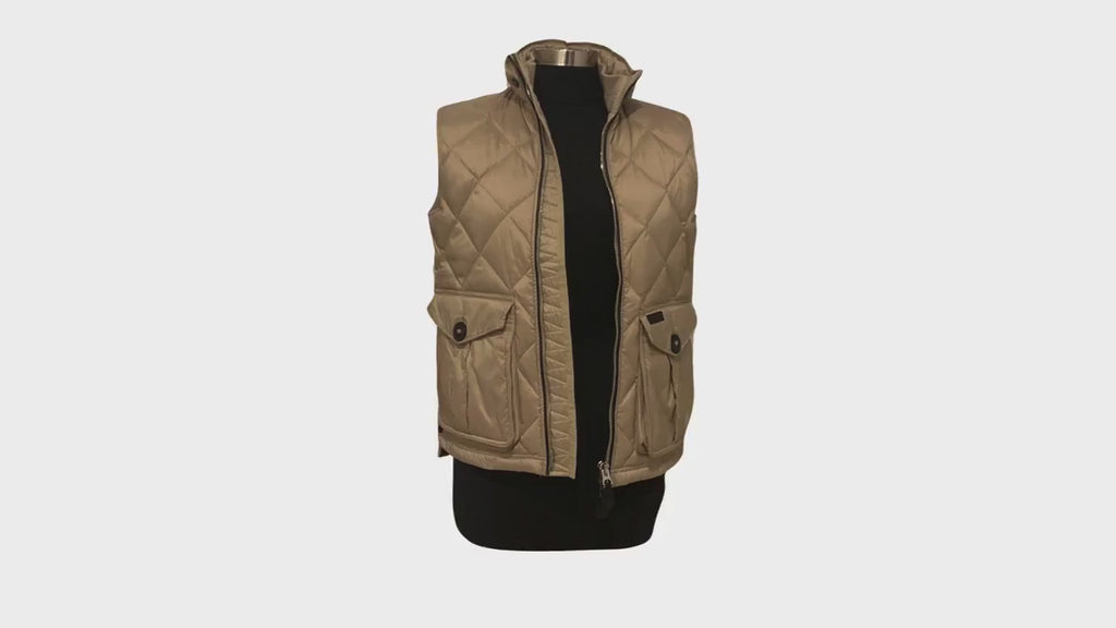 Burberry Woman’s Vest Burberry diamond quilted vest