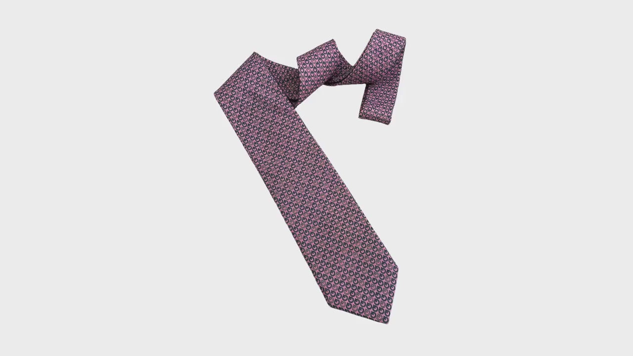 HERMES Paris tie Archival Silk tie Lavender Wheat & Seed Hermes tie with Wheat and Seed motif silk tie