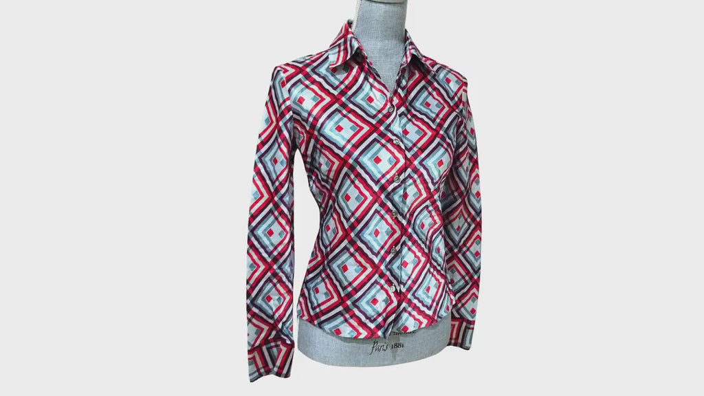 Louis Vuitton Ladies Blouse - LV Fitted Shirt for Women, Elegant LOUIS VUITTON Top, Designer Fashion Wear