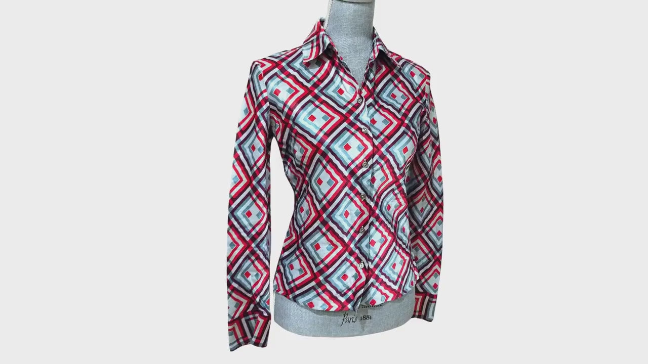 Louis Vuitton Ladies Blouse - LV Fitted Shirt for Women, Elegant LOUIS VUITTON Top, Designer Fashion Wear