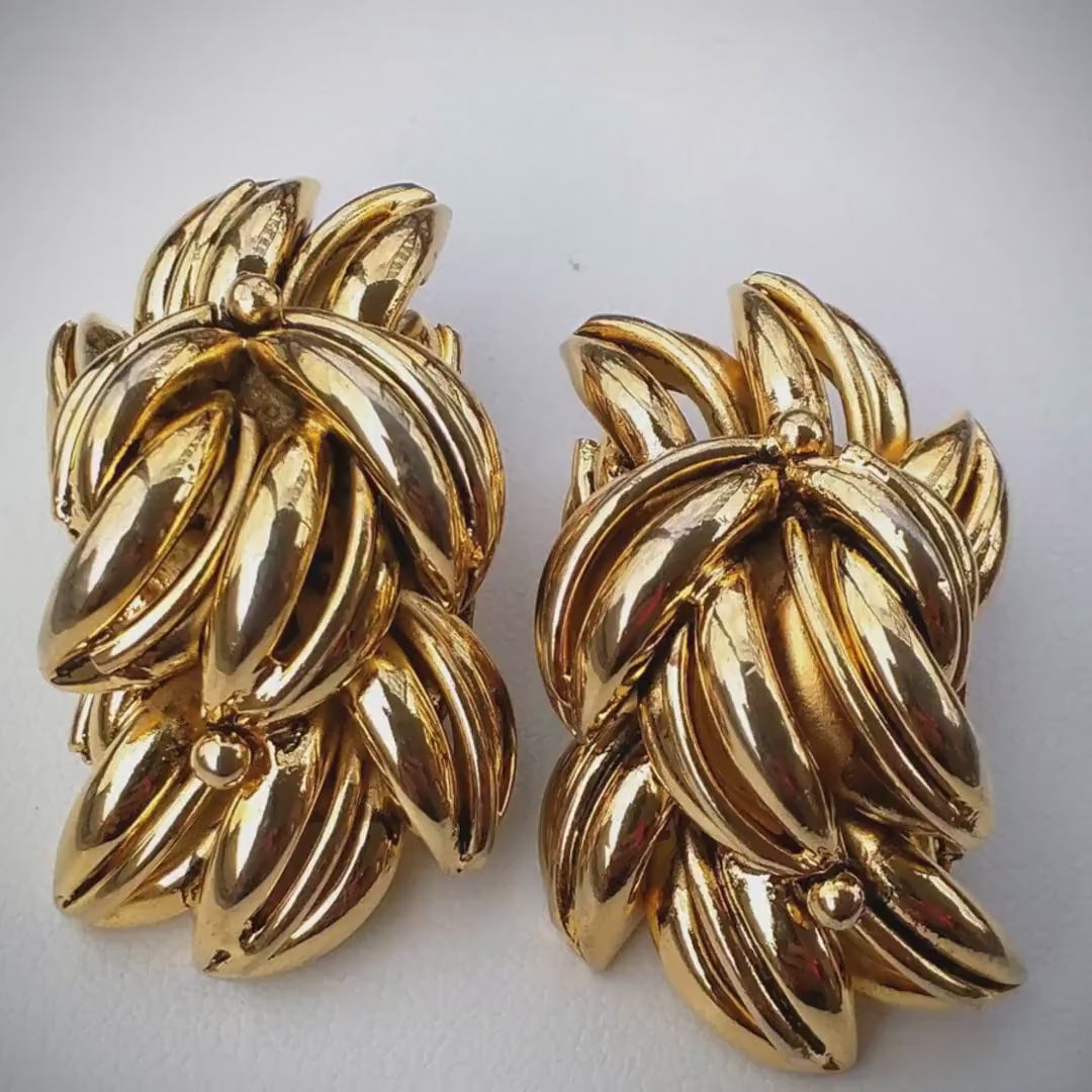 POCCI PARIS Earrings – Vintage French Designer Jewelry, Signed, Rare Parisian Style, Handmade in France