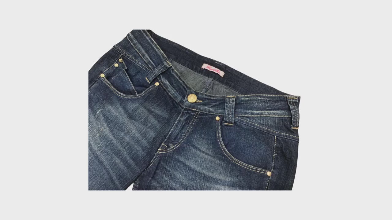 Blugirl Folies Italian Designer Jeans – Size 29, Tapered Semi-Straight Leg, Stretch Denim, Made in Italy, Preloved Luxury Denim