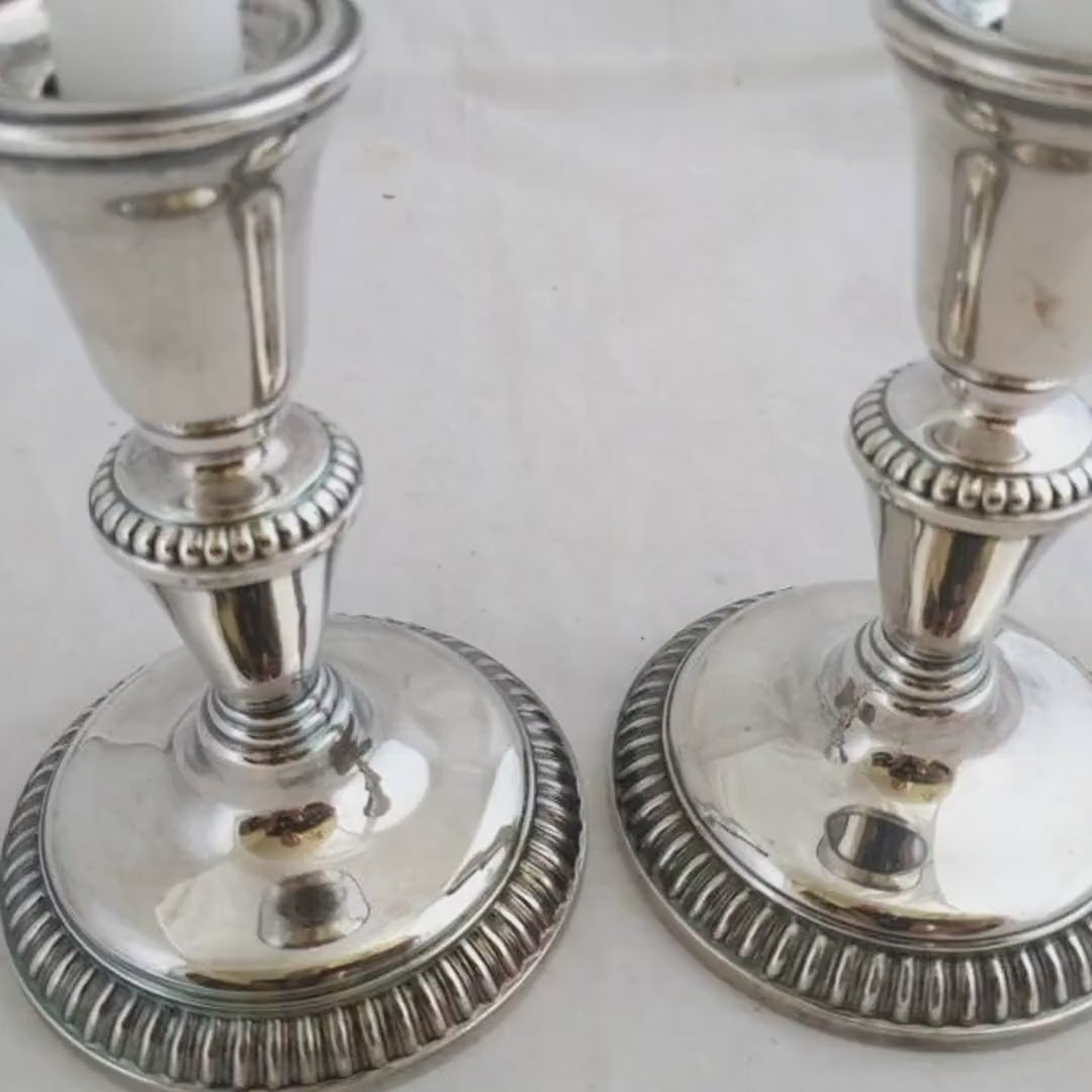 Rare Vintage E.P. Copper 1513 Birks Candle Holders – Collectible Birks Copperware, Elegant Pair of Antique Candle Holders